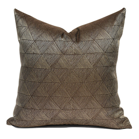 HKM-730579 Modern Minimalist Brown Sofa Cushion Collection - Various Sizes with Durable Polyester Fiber