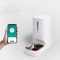 HKM-7306301 Automatic Pet Feeder with 4L Capacity, APP & Manual Control, WiFi & Bluetooth Connectivity