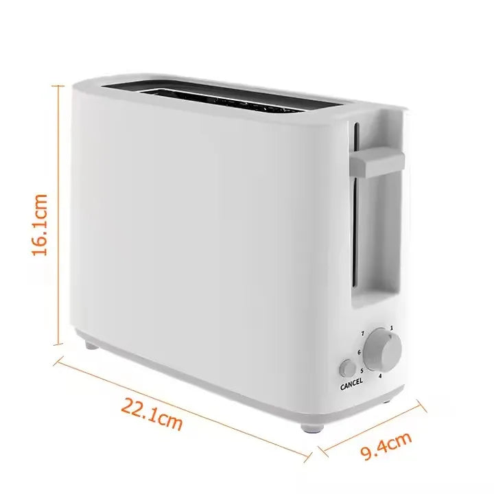 Compact Modern Toaster HKM-730643 500W Modern One-Slice Toaster - Compact Design for Effortle ...