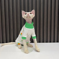 HKM-7307581 All-Season Cat Clothes, Anti-Lint, Four-Legged Style, Polyester Material, Available in Various Sizes and Colors