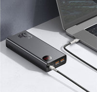 HKM-730771 High-Capacity 20000mAh PD Two-Way Fast Charging Power Bank with Alloy Shell