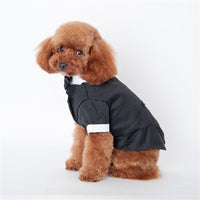 HKM-7308861 Cozy Cotton Pet Suit for Golden Retrievers - Stylish Fall/Winter Outfit