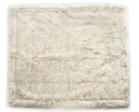 HKM-7309117 Luxurious Winter Warm Pet Pad for Dogs and Small Animals, Ideal for Couch, Car, and Travel, Grey/White/Leopard