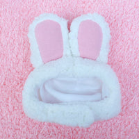 HKM-7310653 Cute Cartoon Rabbit Ears Headdress for Pets ¨C Cozy Cotton Wool Winter Accessory
