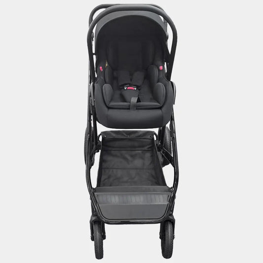 HKM-731091 4-in-1 High One Handed Folding Baby Stroller with Safety Seat