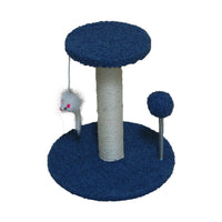 HKM-7311549 Cat Climbing Frame with Scratching Pole in Plush Colors