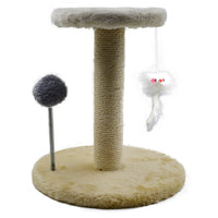 HKM-7311549 Cat Climbing Frame with Scratching Pole in Plush Colors
