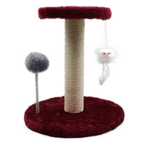 HKM-7311549 Cat Climbing Frame with Scratching Pole in Plush Colors