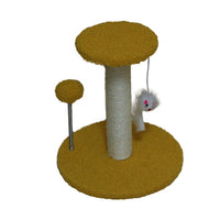 HKM-7311549 Cat Climbing Frame with Scratching Pole in Plush Colors