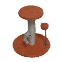 HKM-7311549 Cat Climbing Frame with Scratching Pole in Plush Colors