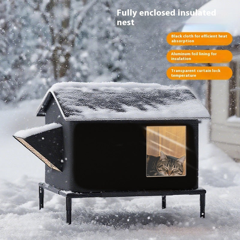 HKM-7311933 Universal Outdoor Insulated Pet Bed - Durable Oxford Cloth for Dogs and Cats
