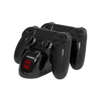 HKM-731219 Dual PS4 Controller Charging Station with LED Indicator - Model TP4-889, USB Powered, 2.5-3 Hours Charge Time, 80cm Cable