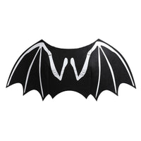 HKM-7312445 Luminous Black Felt Bat Wings Dog Costume in Sizes S, M, L