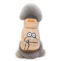 HKM-7312701 Casual Cotton Clothes for Dogs in Yellow, Gray, and Green - Sizes S to XXL