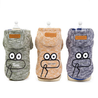 HKM-7312701 Casual Cotton Clothes for Dogs in Yellow, Gray, and Green - Sizes S to XXL