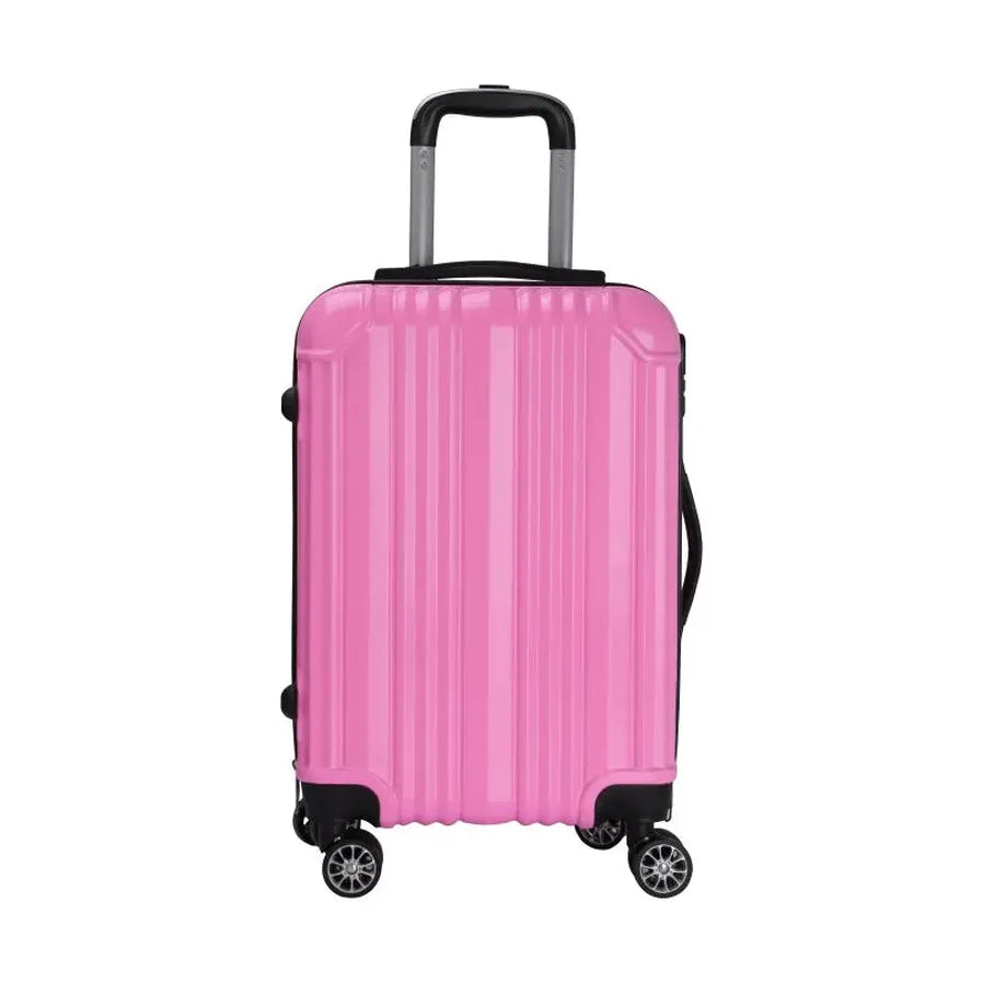HKM-731283 Durable 20/24/28 Inch Hard Shell ABS+PC Travel Luggage Suitcase Set - Lightweight & Stylish Design