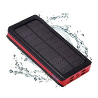 HKM-731283 Large-Capacity 30000 mAh Solar Power Bank with Durable Plastic Shell