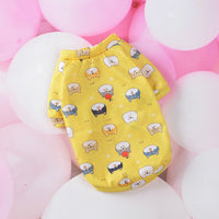 HKM-7313341 Casual Cartoon Print Sweaters for Small Dogs in Various Colors and Styles