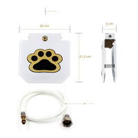 HKM-7314109 Automatic Pet Water Dispenser with Stainless Steel Design for Easy Outdoor Use