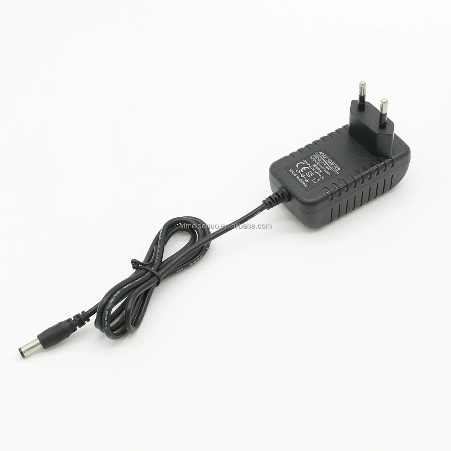 HKM-731411 12V Power Adapter with EU/UK/US Plug for LED Strips, CCTV Cameras, and TV Set Boxes