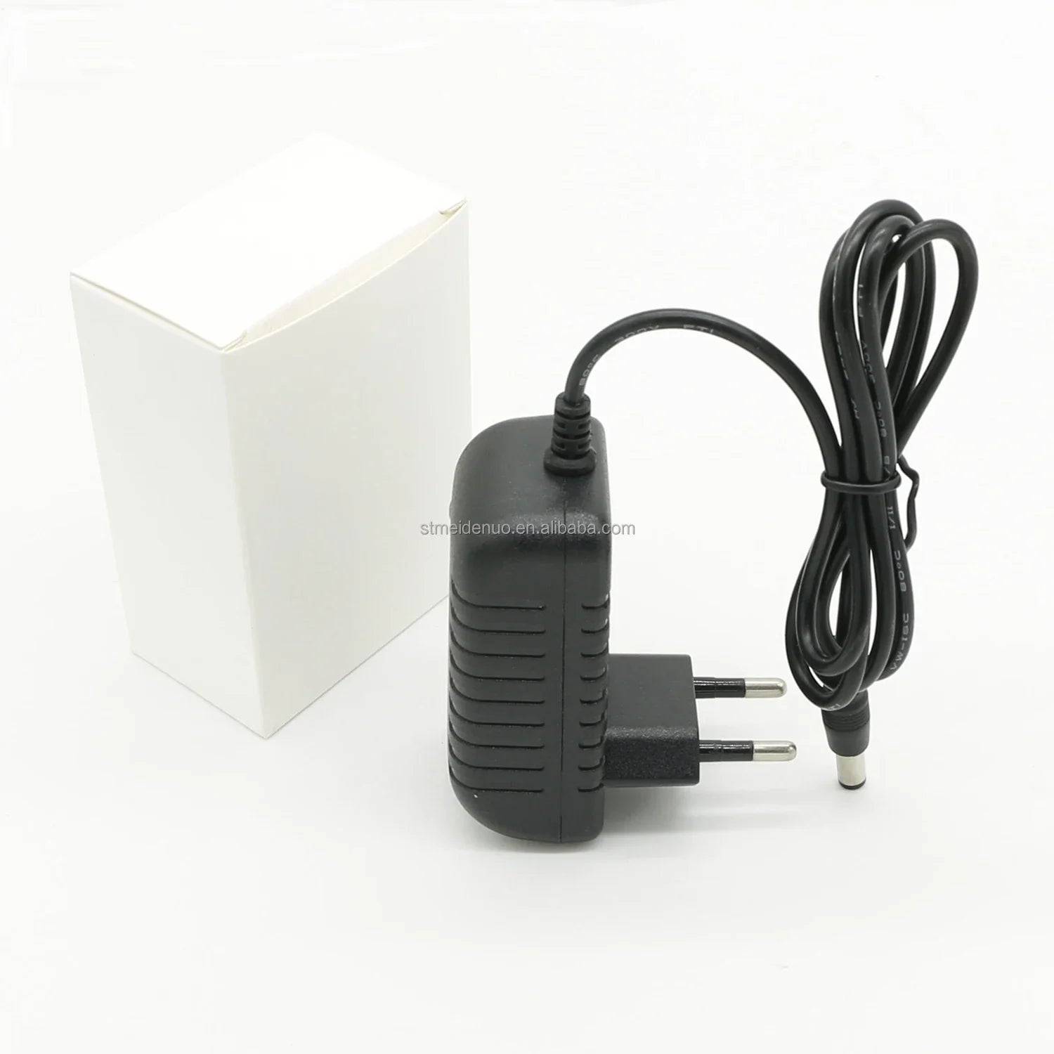 HKM-731411 12V Power Adapter with EU/UK/US Plug for LED Strips, CCTV Cameras, and TV Set Boxes