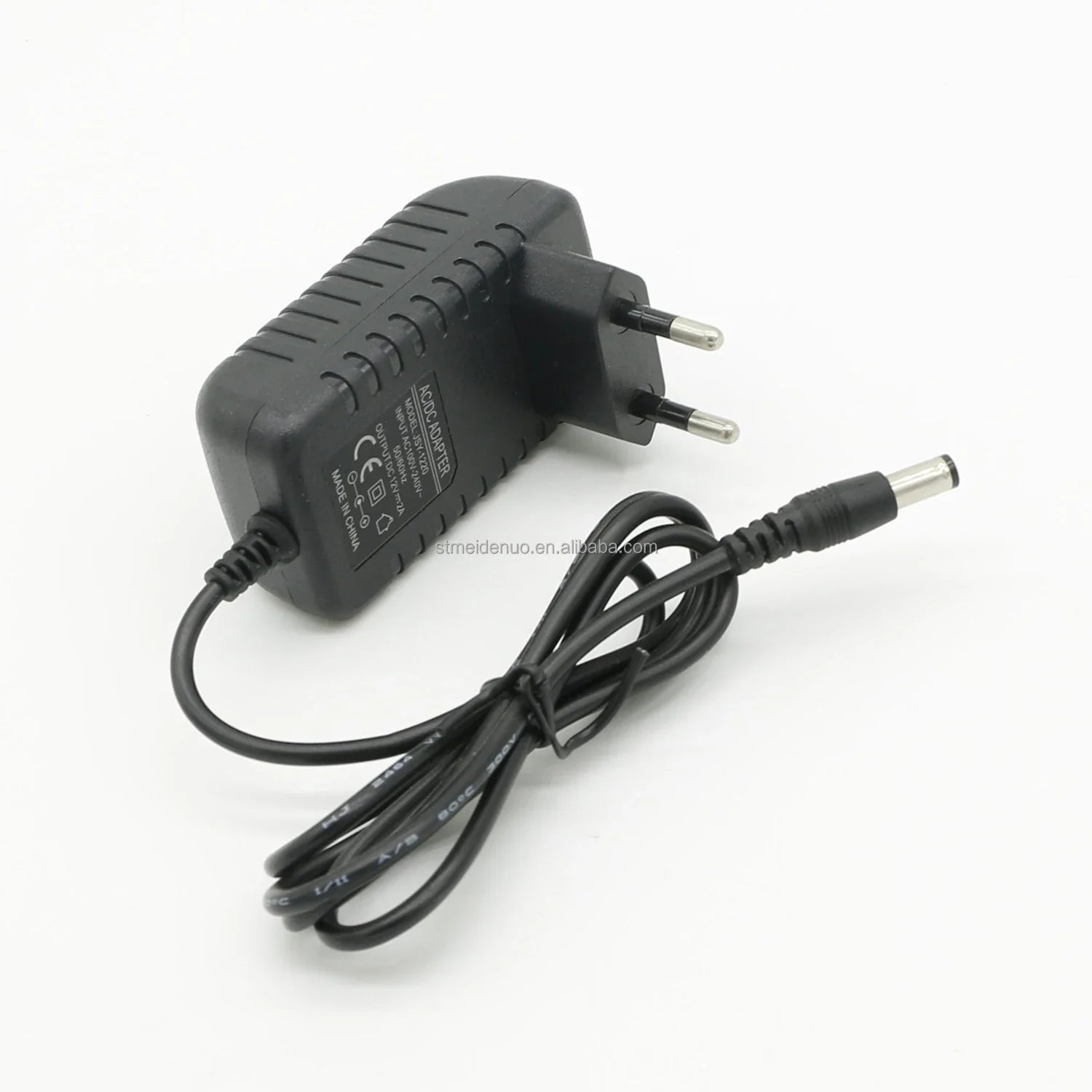 HKM-731411 12V Power Adapter with EU/UK/US Plug for LED Strips, CCTV Cameras, and TV Set Boxes