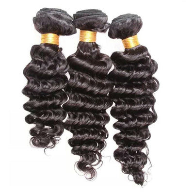 HKM-731475 Medium Long Real Hair Wig with Beautiful Curls