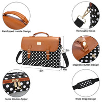 HKM-731603 Lightweight Waterproof Crossbody Shoulder Messenger Bag for Laptops and Business Use