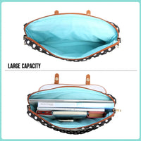 HKM-731603 Lightweight Waterproof Crossbody Shoulder Messenger Bag for Laptops and Business Use