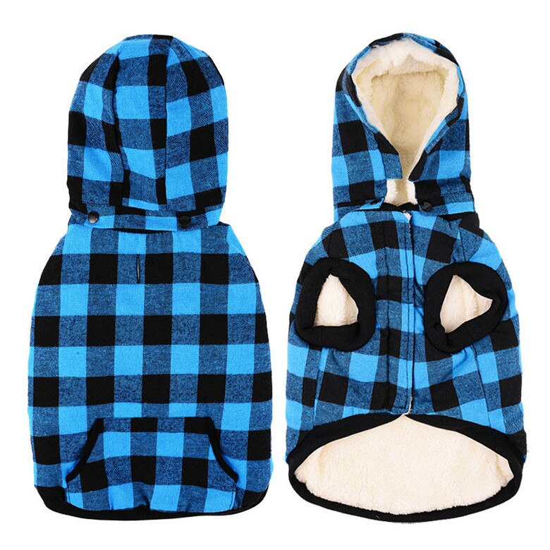 HKM-7316413 Hooded Polyester Dog Vest for Small to Large Breeds, Adjustable Fit with Size Options