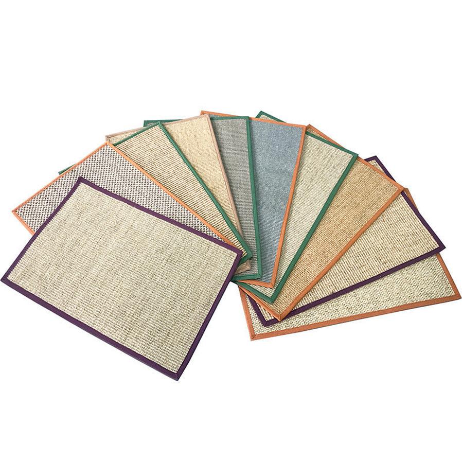 HKM-731731 Durable Sisal Cat Scratch Pad for Sofa Protection - Random Color Selection
