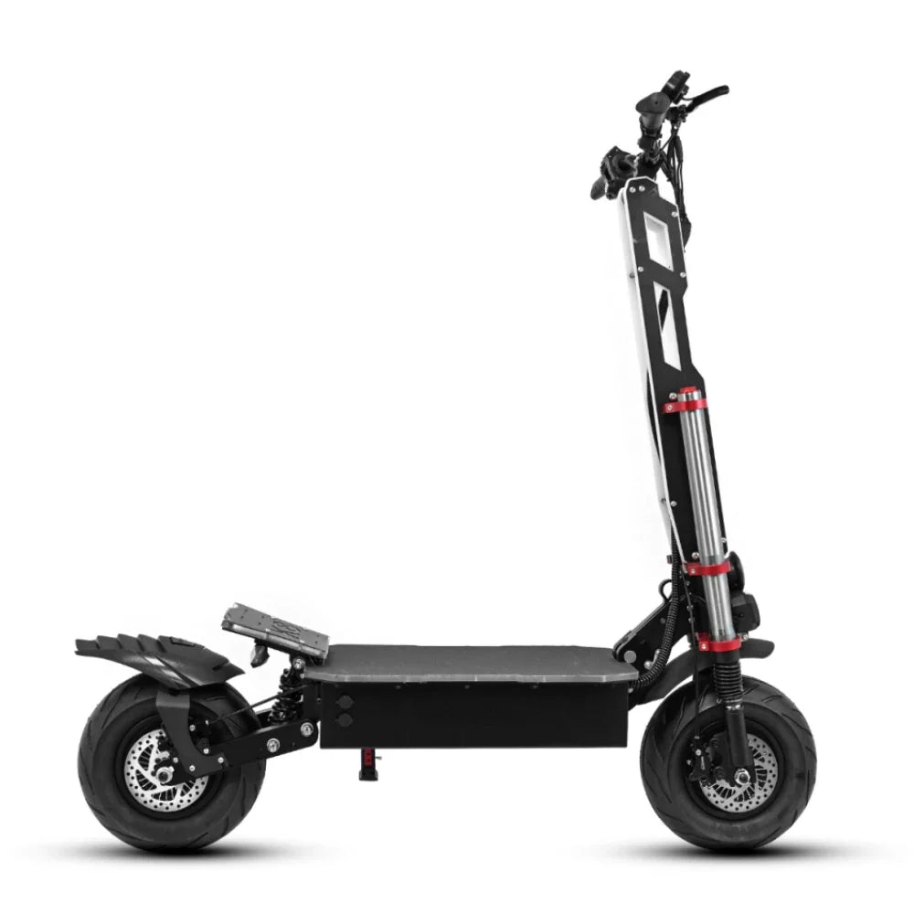 HKM-731923 12-Inch Waterproof Electric Foldable Scooter with 60V 38Ah Lithium Battery and Full Suspension for Adults