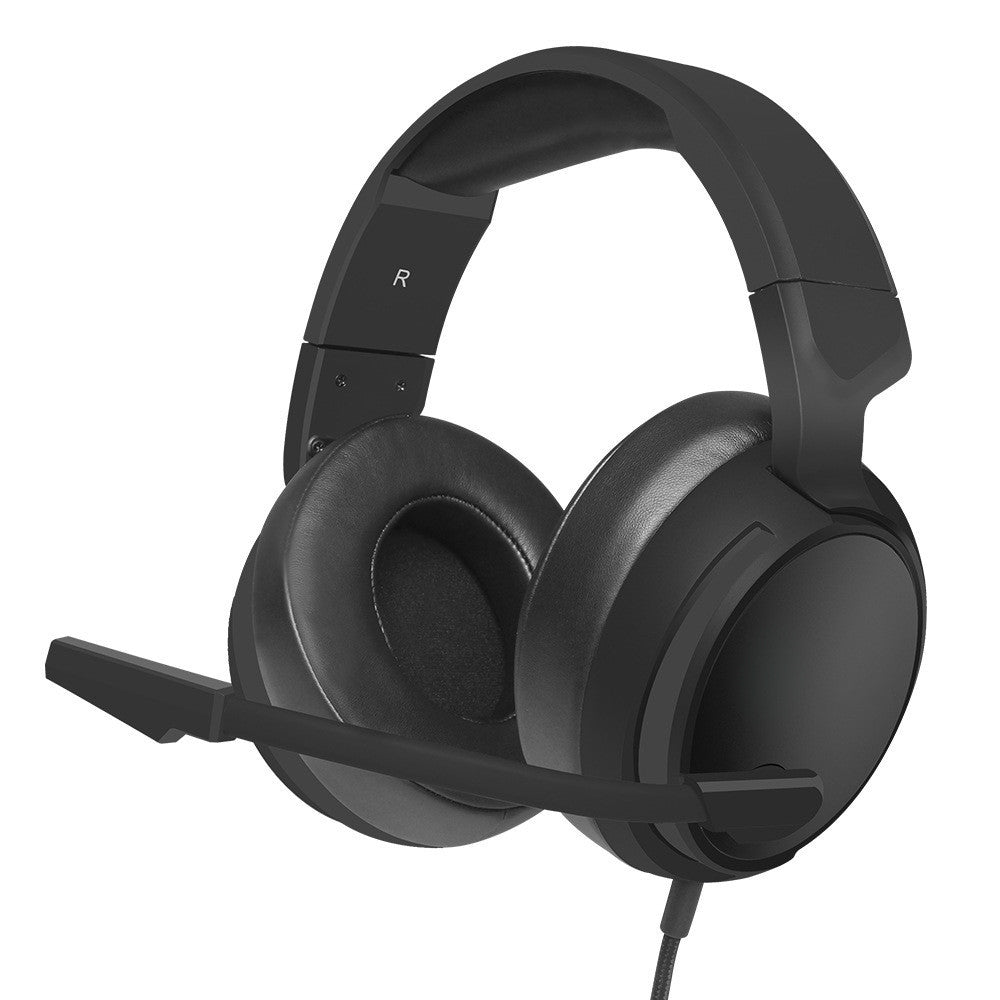 HKM-732115 Gaming Earphones with 50mm Drivers and 3.5mm/USB Connectivity for Superior Audio Experience