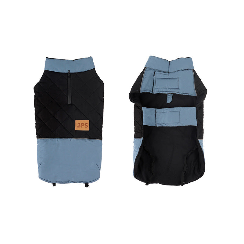HKM-7322173 Stormsuit for Large Dogs - Weather-Resistant Coat in Green, Blue, Gray, Sizes 5XL to 8XL