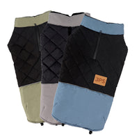 HKM-7322173 Stormsuit for Large Dogs - Weather-Resistant Coat in Green, Blue, Gray, Sizes 5XL to 8XL