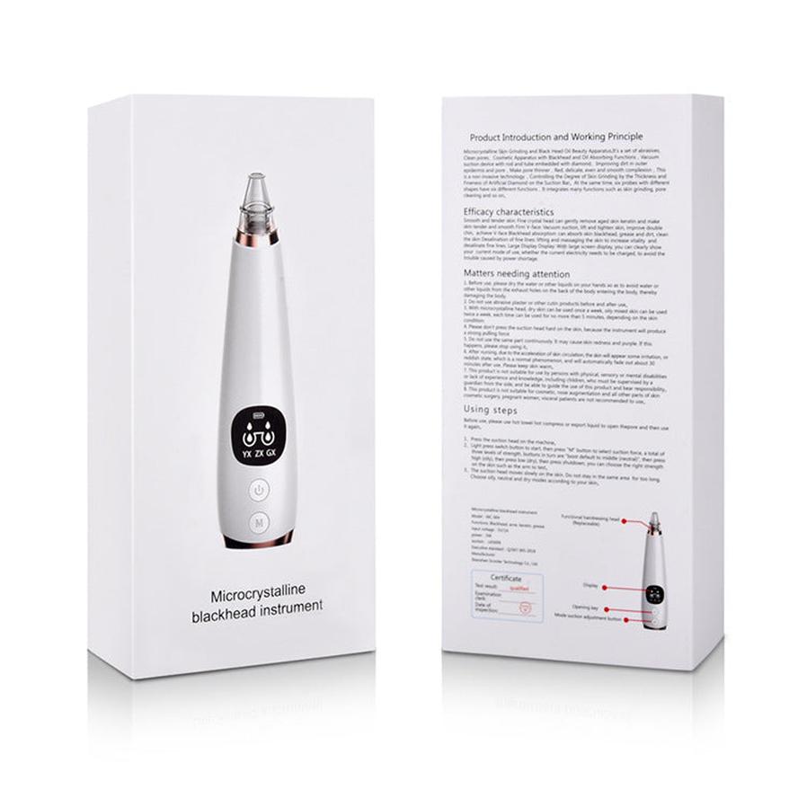 HKM-732307 Facial Cleanser with Vacuum Technology for Blackhead Removal and Pore Tightening