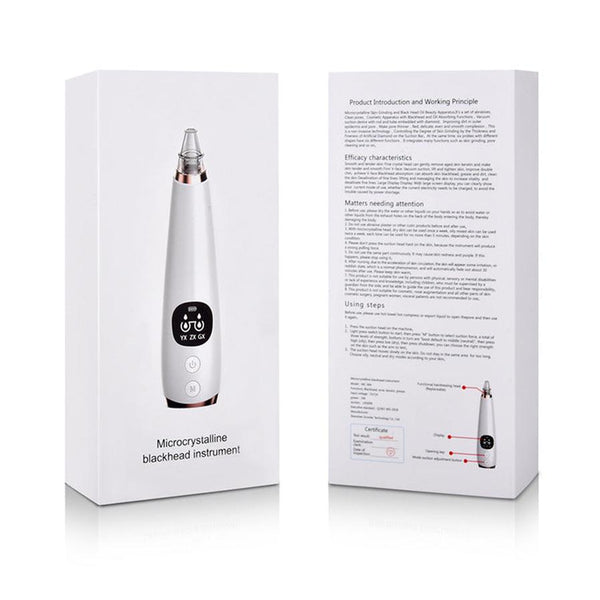 HKM-732307 Facial Cleanser with Vacuum Technology for Blackhead Removal and Pore Tightening