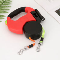 HKM-7323581 Automatic Telescopic Dog Leash - 3M/5M, Durable Nylon Rope with Chrome-Plated Metal Fasteners, Supports Up to 17Kg