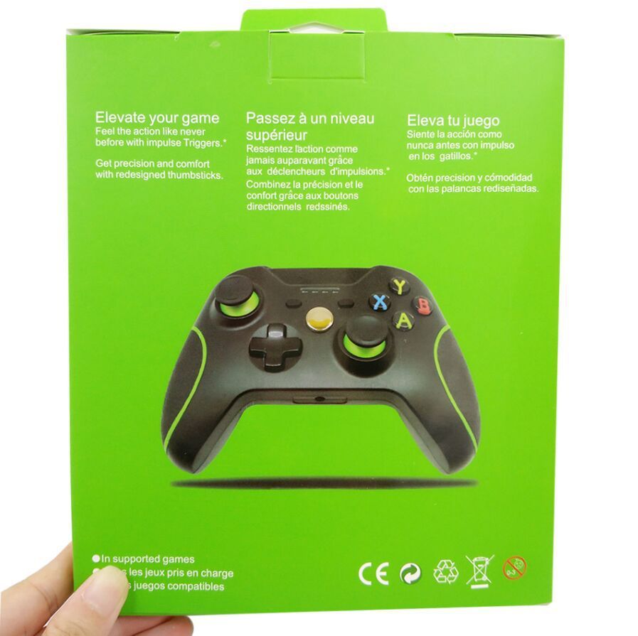 HKM-732371 Wired USB Game Controller for XBOXONE - Ergonomic Design with Dual Vibration Function