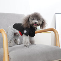HKM-7324349 Lightweight Cotton Dog Clothing for Spring and Summer - Skirt and Four-Legged Pants, S to XL