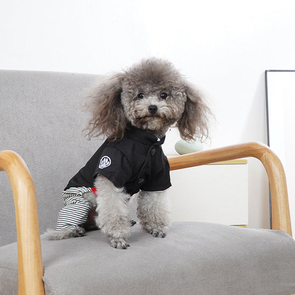 HKM-7324349 Lightweight Cotton Dog Clothing for Spring and Summer - Skirt and Four-Legged Pants, S to XL