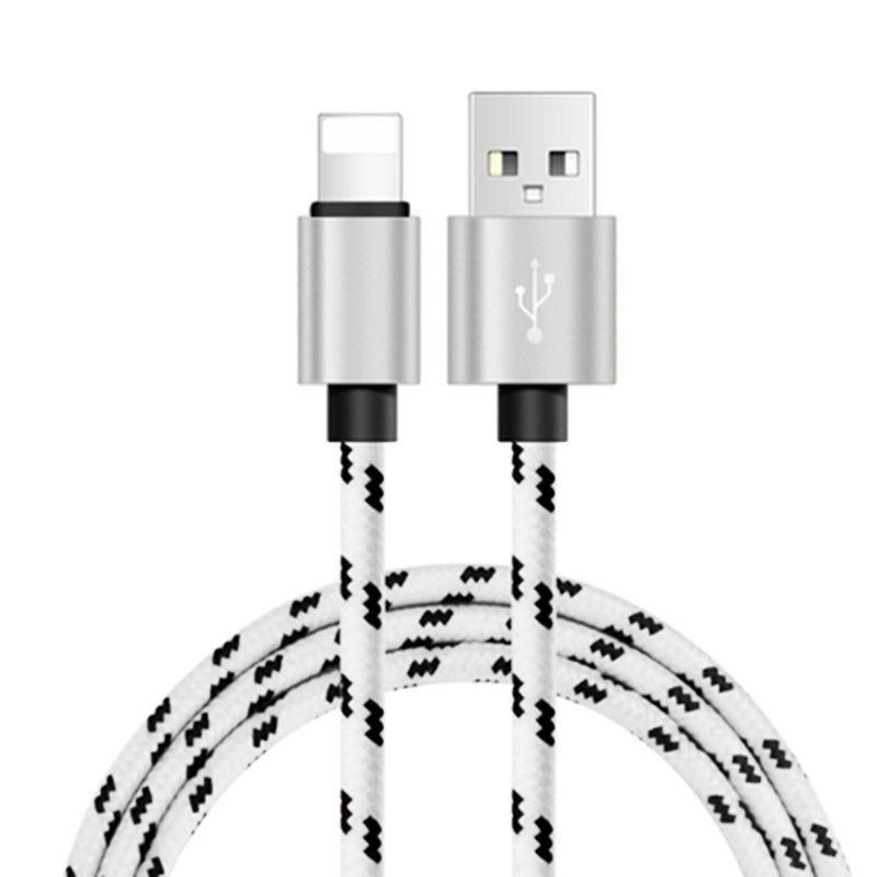 HKM-732435 Nylon Braided Mobile Phone Data Charging Cable - Type-C & USB - 0.25M, 1M, 2M Lengths