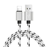 HKM-732435 Nylon Braided Mobile Phone Data Charging Cable - Type-C & USB - 0.25M, 1M, 2M Lengths