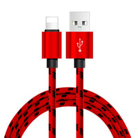 HKM-732435 Nylon Braided Mobile Phone Data Charging Cable - Type-C & USB - 0.25M, 1M, 2M Lengths