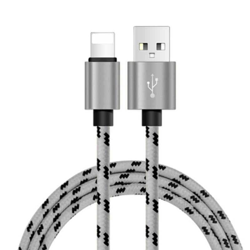 HKM-732435 Nylon Braided Mobile Phone Data Charging Cable - Type-C & USB - 0.25M, 1M, 2M Lengths