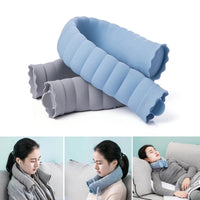 HKM-732435 U-Shape Silicone Hot Water Bag with Knitted Cover for Neck and Shoulder Relief