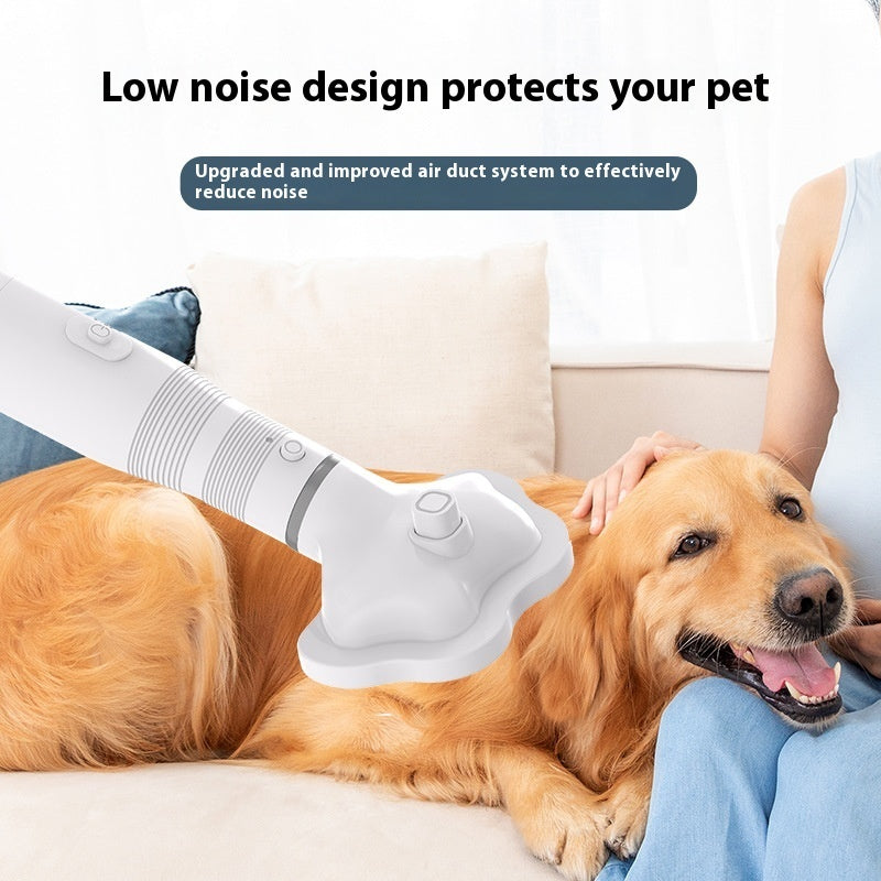 HKM-7325373 Two-in-One Pet Hair Dryer and Comb for Dogs and Cats - 600W Hot Air Blower Tool