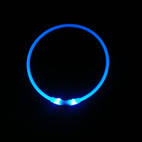 HKM-7325757 Luminous USB Rechargeable Dog Collar ¨C Bright & Durable for All Seasons