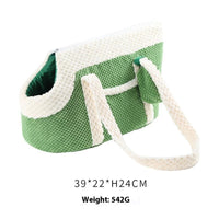 HKM-7326013 Warm Cartoon-Patterned Portable Pet Satchel for Small Dogs and Cats