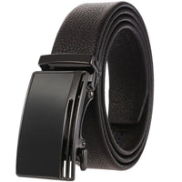 HKM-732755 Luxury Leather Automatic Buckle Belt for Men - Model LY36-0193-5